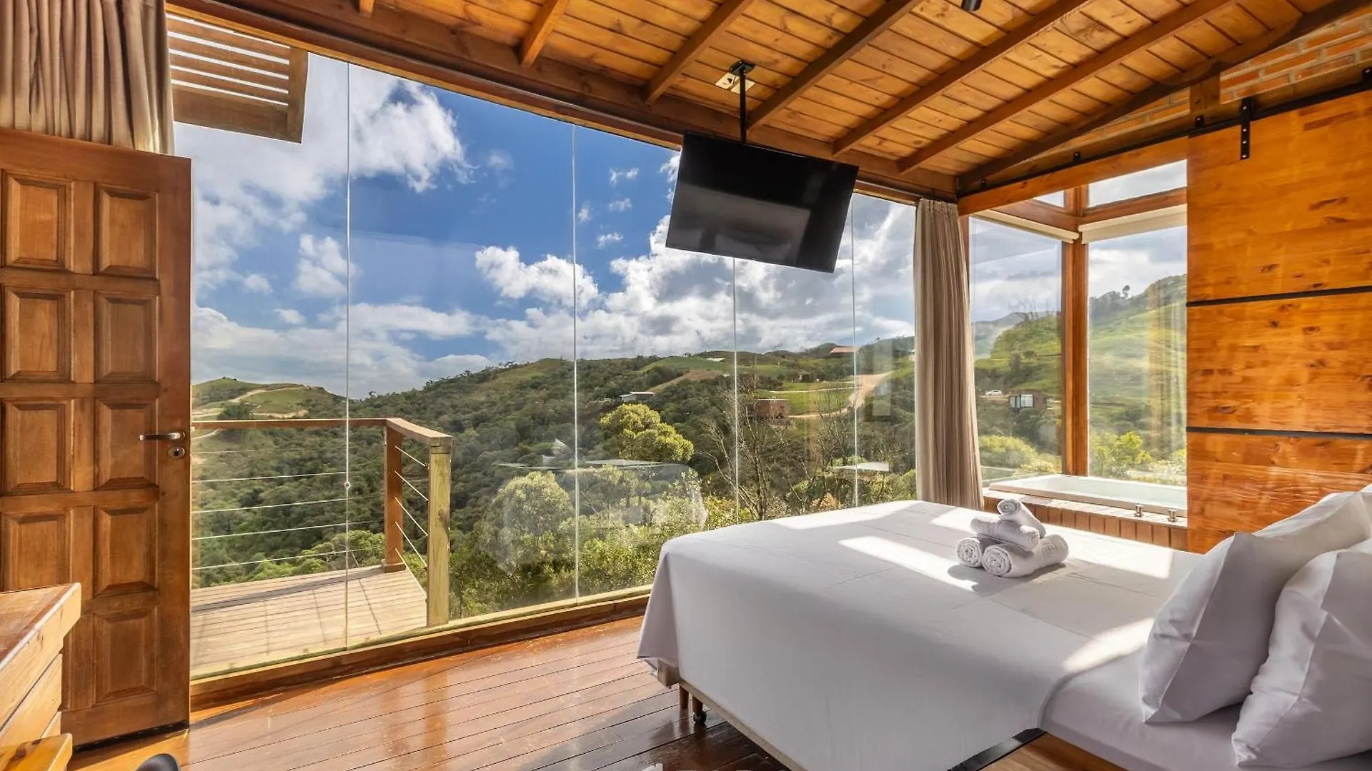 Charmosa Cabana Com Vista Incrivel Na Serra Vst005 Anitápolis