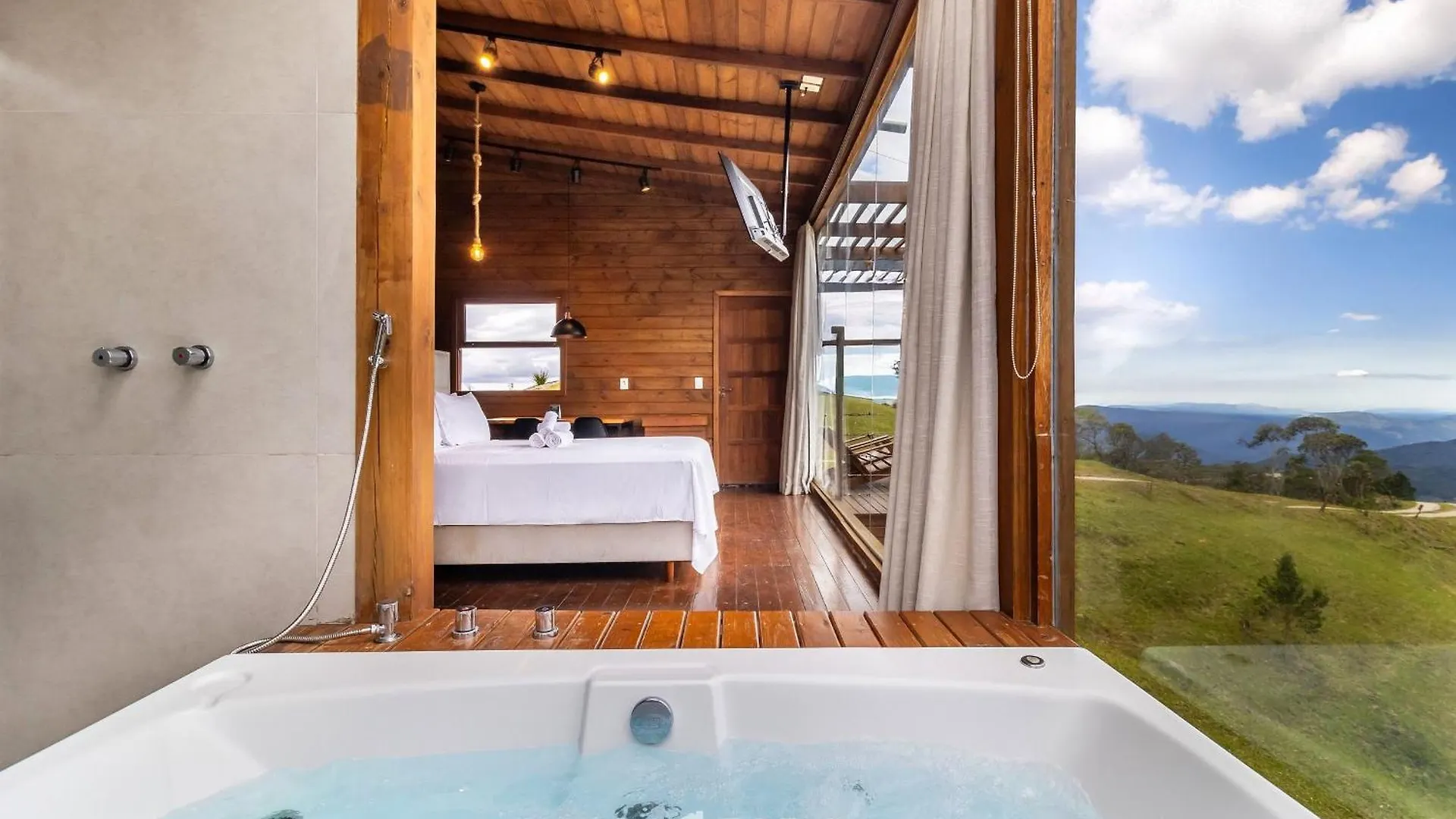 شقة Charmosa Cabana Com Vista Incrivel Na Serra Vst005 Anitápolis